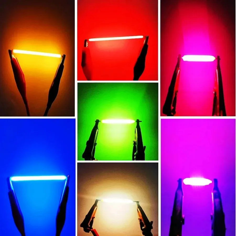 10 Uds. De bombillas Edison de filamento LED COB de 3V, piezas de lámpara, diodos de luz incandescentes, accesorios, decoración de iluminación navideña multicolor - imagen 4
