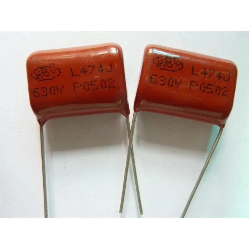 5 uds/50 Uds CBB 474 630V 474J CBB21 0,47 uF 470nF P20 condensador de película de polipropileno metalizado