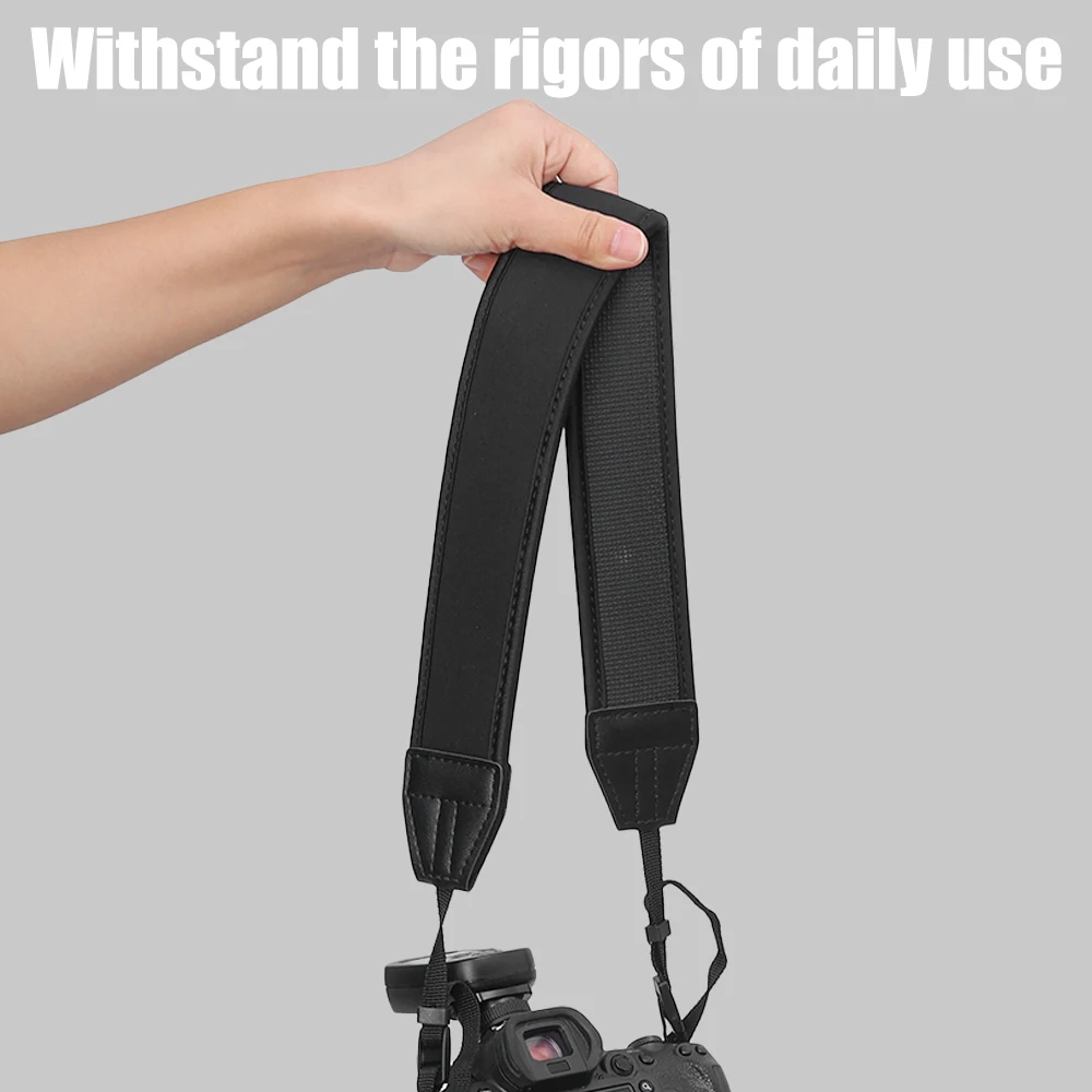 Correa Universal para el cuello de la Cámara, cinturón multifunción, ajustable, antideslizante, grueso, accesorios para cámaras digitales - imagen 4