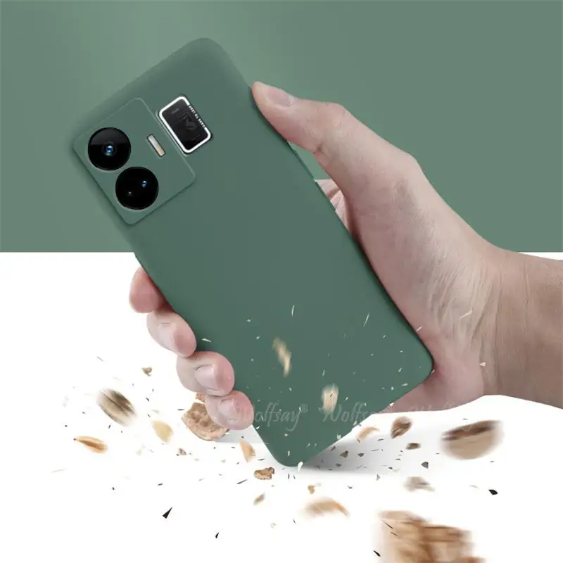 Para Realme GT3 funda de silicona líquida oficial Protector de goma funda de teléfono para Realme GT3 funda Realme GT 5 3 GT2 Pro GT - imagen 5
