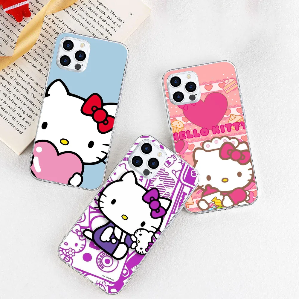 BY-39 Hello Kitty funda blanda para Moto G5 G5S G6 G7 One Zoom Action Hyper Macro Vision Fusion Play Plus Power - imagen 4