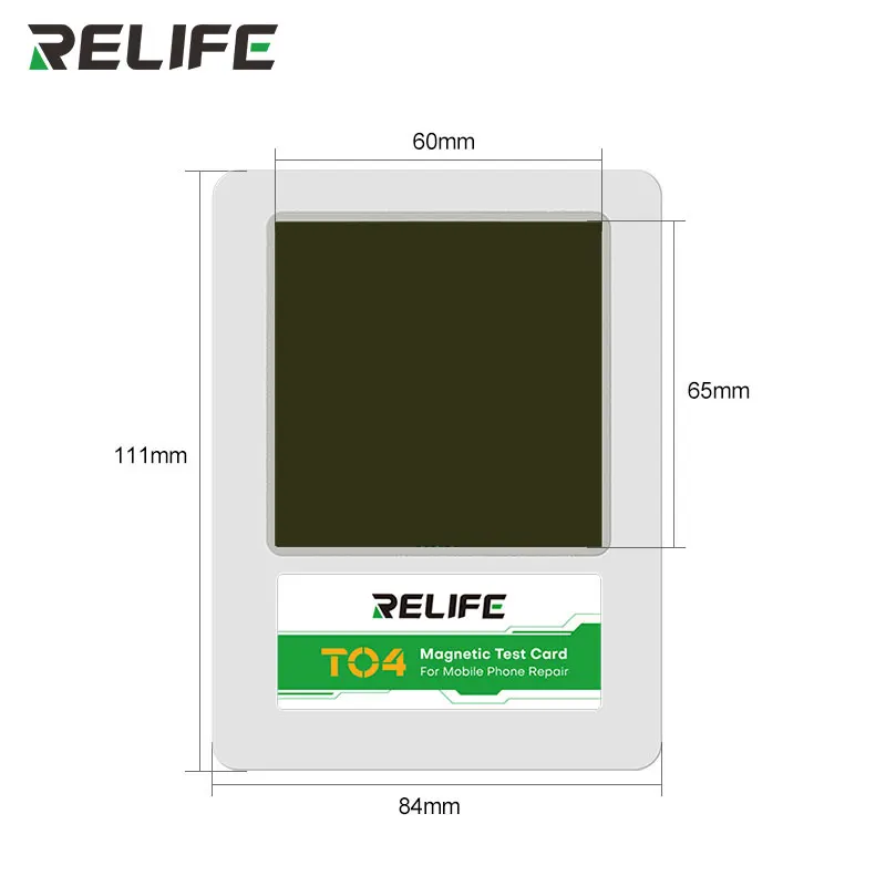Tarjeta magnética RELIFE TO4 para reparación de teléfonos móviles, prueba no destructiva, área de carga ilimitada, herramienta de detección magnética Visible - imagen 3