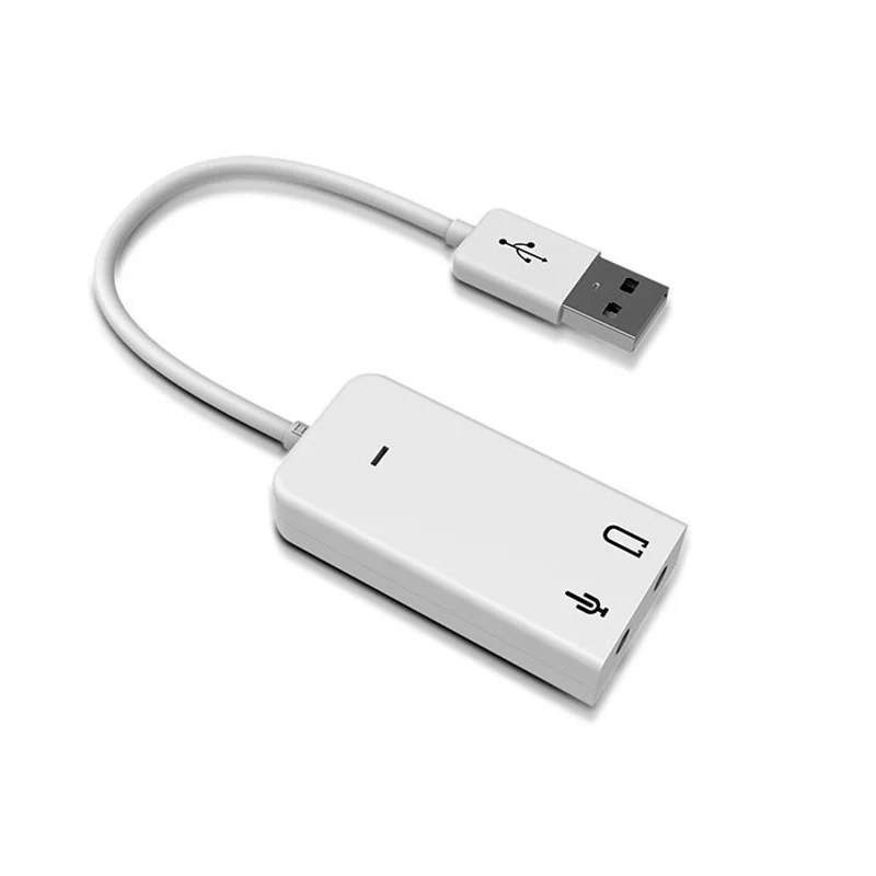 Tarjeta de sonido con cable USB 2023, sin unidad, analógica externa de 7,1 canales para ordenador portátil y de escritorio