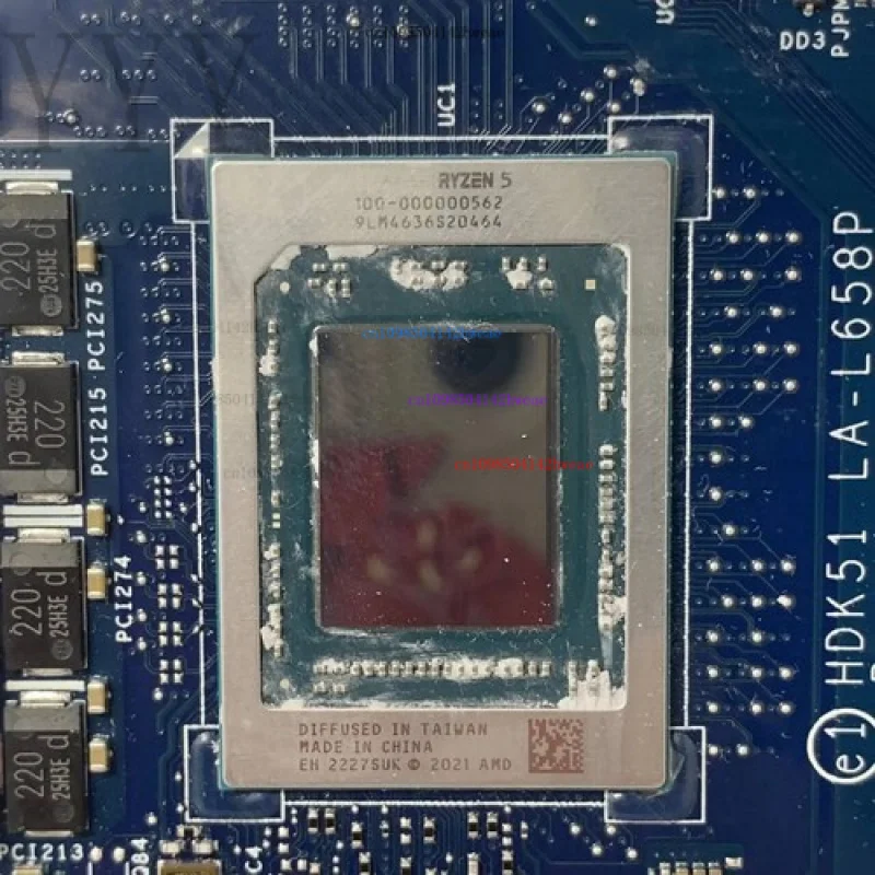 98% nuevo para DELL G15 5525 CN-03MJW9 03MJW9 LA-L658P Ryzen 5 6600H CPU GN20-P0-A1 RTX3050 - imagen 3