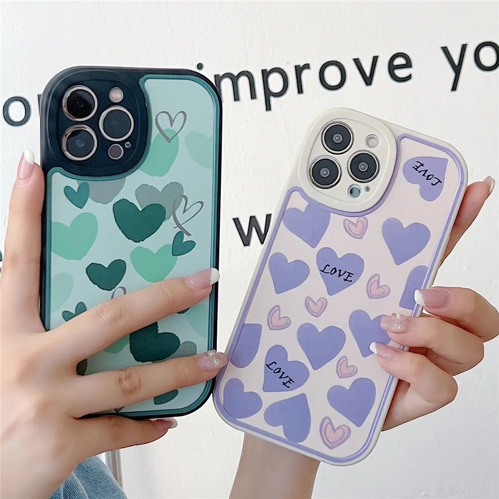 Funda de teléfono con pintura 3D de flores de tulipán para iPhone 14, 13, 12, 11 Pro Max, XR, XS, X, 7, 8, 6, 6S Plus, SE 2020, protección de cámara - imagen 4