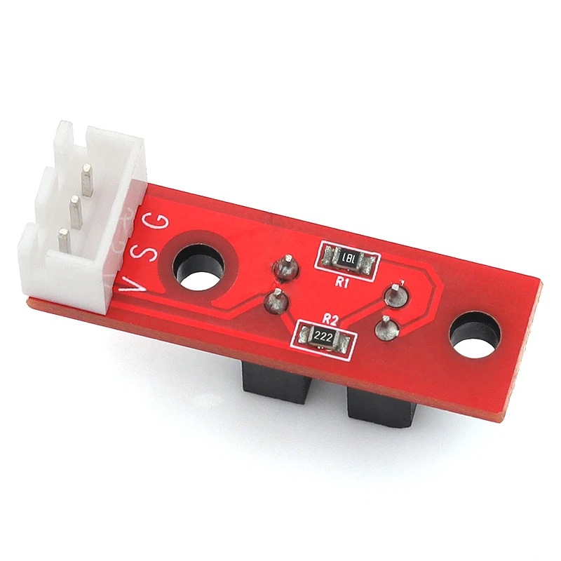 1/5/10 Uds interruptor de límite de Control de luz final óptico para rampas 1,4 tablero piezas de impresora 3D con Cable de 3 pines accesorios de pieza roja - imagen 4