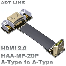 ADT HDMI 2.0 – Cable Extensor Macho-Hembra Plano 4K 60 Hz