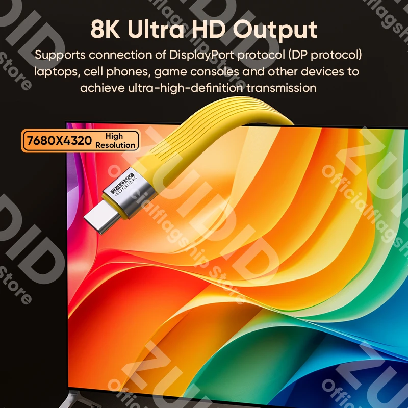 Cable USB-C Llavero USB4 240W 8K 60Hz