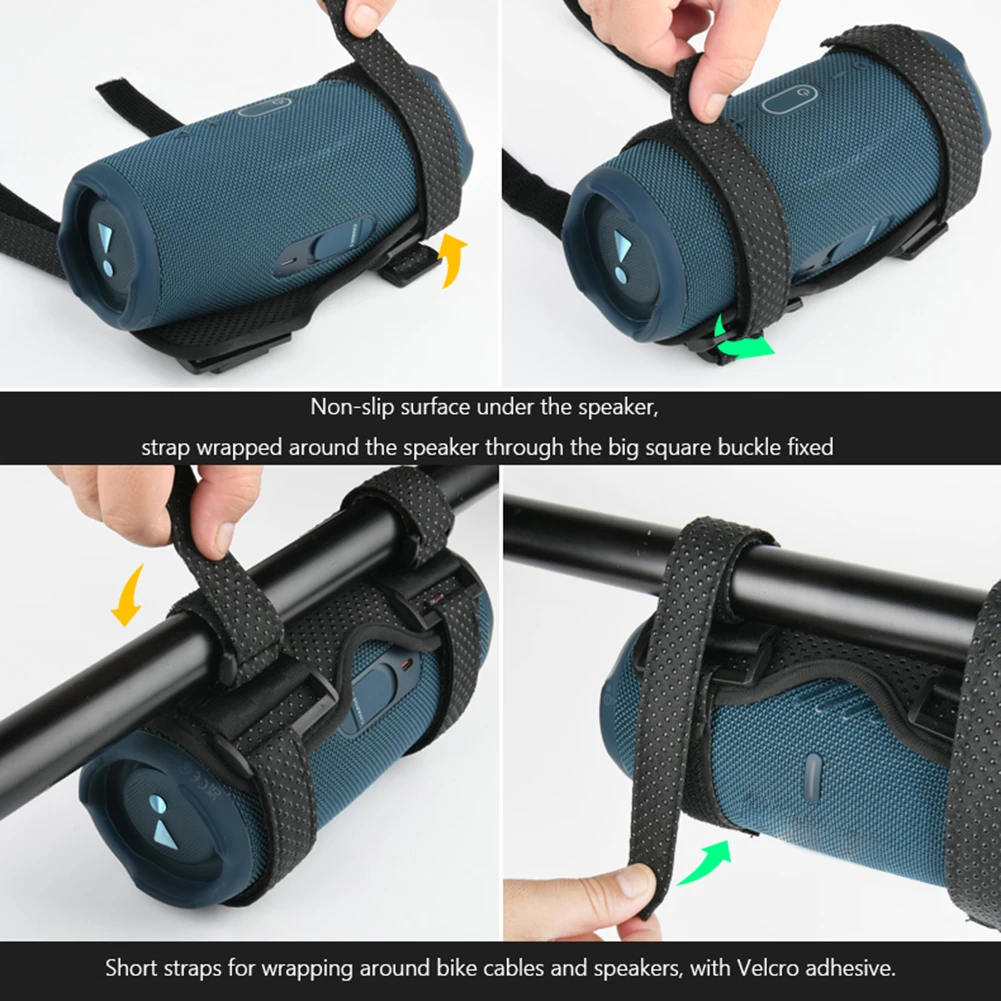 Soporte fijo Universal para altavoz de bicicleta, soporte de sujeción de bucle para JBL Flip 6 5 /Charge 5 altavoces - imagen 4