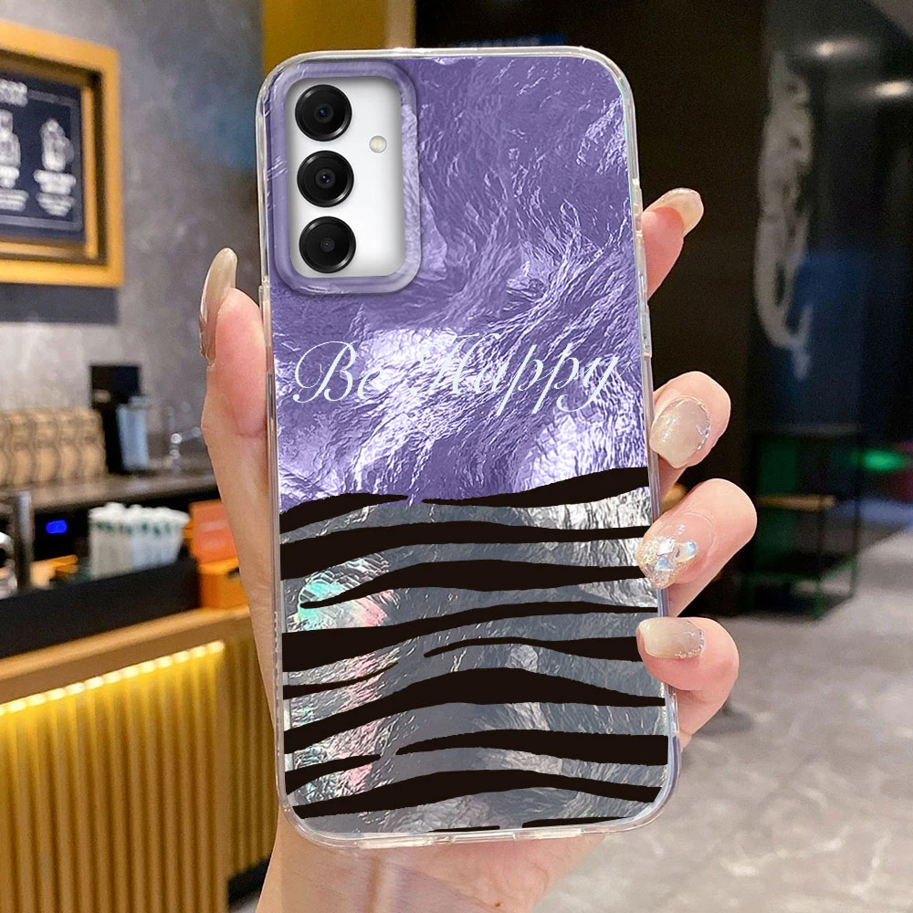  Funda de teléfono con patrón de rayas de leopardo rojo para Samsung Galaxy A16 A55 A07 A17 A56 A36 A26 A53 A06 A14 A24 A34 A54 A15 A12 - imagen 5