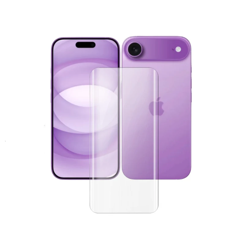 Vidrio templado líquido UV para iPhone 17 16 Pro Max 17Air 17Pro 17Promax 16Plus 16E Protector de pantalla con pegamento completo cubierta de película UV transparente - imagen 3