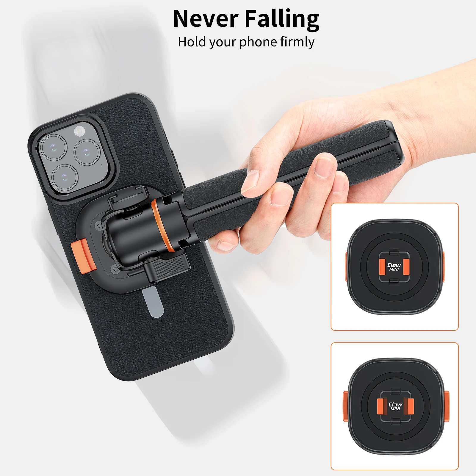 Vrig-soporte magnético de liberación rápida para teléfono, adaptador de trípode de 1/4 pulgadas con Magsafe para iPhone 15, 14, 13, 12 y Vlog - imagen 5