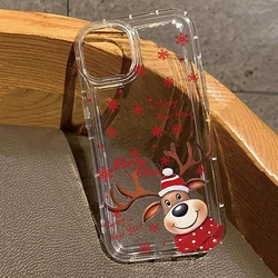 Funda Xiaomi Redmi – Diseño Navideño Transparente Papá Noel
