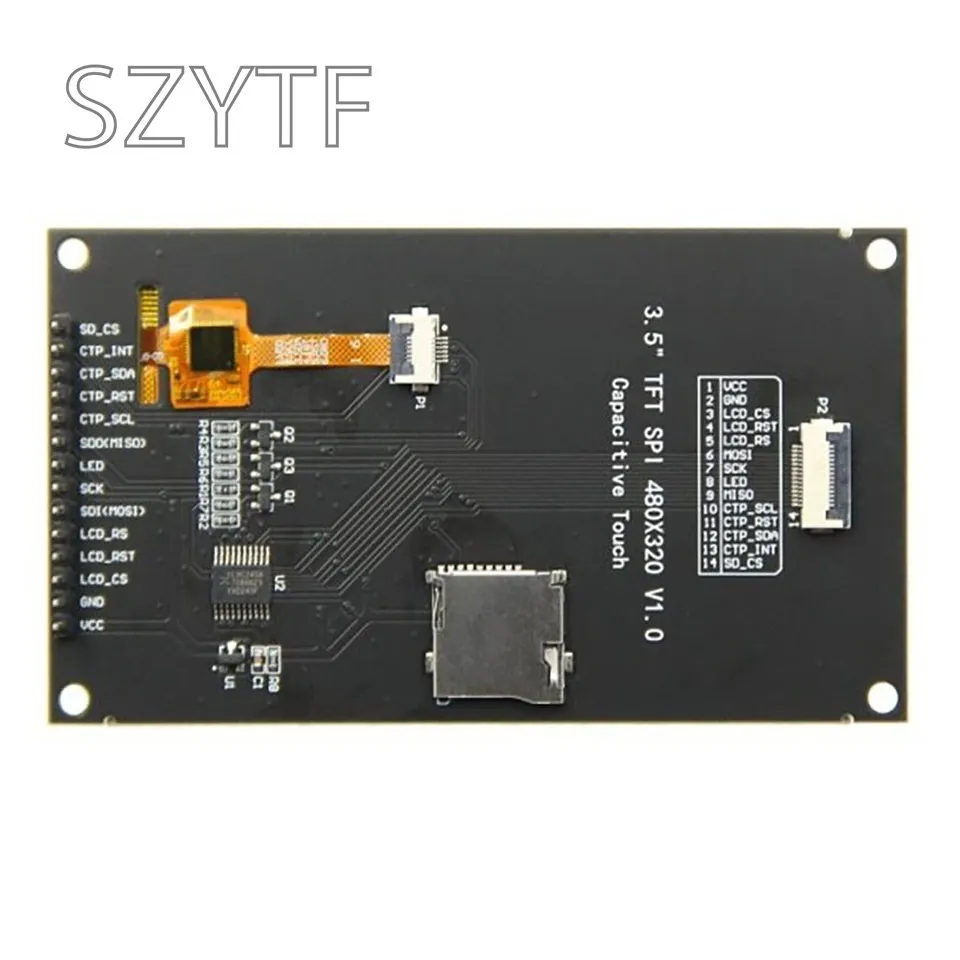 Pantalla de módulo LCD TFT de serie SPI, 3,5 pulgadas, 320x480, con controlador de Panel táctil IC ST7796U - imagen 4