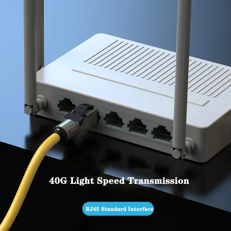 Conector RJ45 Cat8 Cat7 Cat6A Ethernet, enchufes blindados sin herramientas para Cables Lan de red, enchufe de terminación RJ 45, adaptadores 8P8C - imagen 4