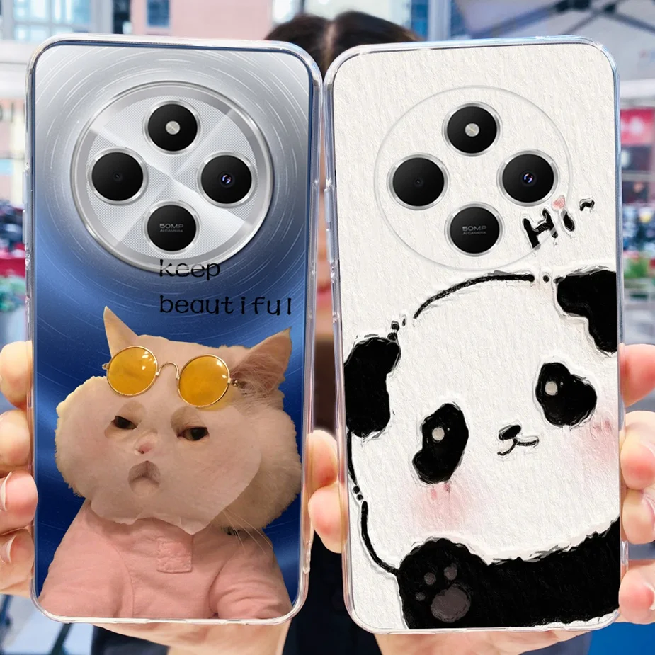 Para Xiaomi Redmi 14C funda elegante pintada 6,88 ''carcasa de silicona suave para Xiaomi Poco C75 C 75 PocoC75 Redmi14C fundas de teléfono - imagen 2