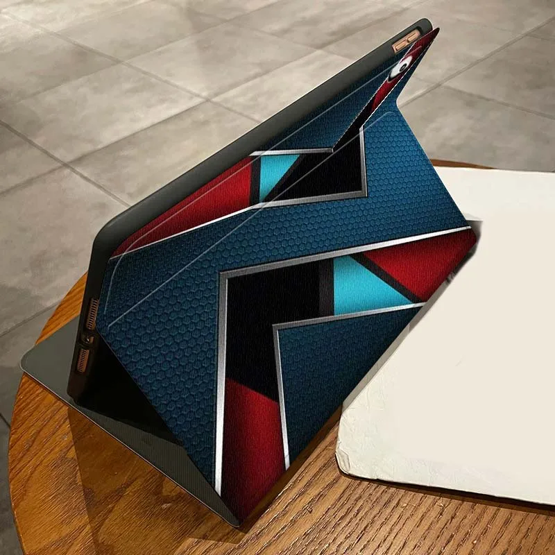 Líneas creativas artísticas para iPad Pro Air Mini 1 2 3 4 5 6 7 7th 8th 9th 10th 11th 10,2 9,7 10,5 10,9 11 12,9 funda para tableta - imagen 4