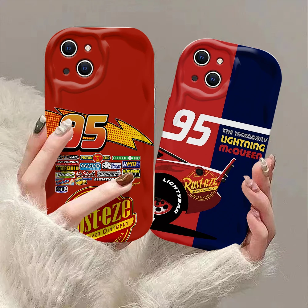 Funda de teléfono Cars Lightning McQueen 95 para Samsung Galaxy M16 A56 A36 A26 A16 A35 A55 A25 A15 A54 A34 A24 A04 A13 A73 A53 4G 5G