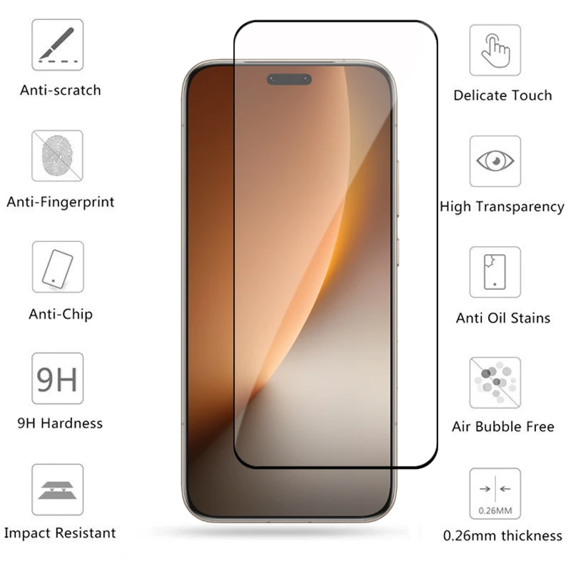 Cubierta completa de cristal para Honor Magic 8 Pro, vidrio templado Magic 8 Pro, Protector de pantalla HD, película protectora para teléfono Honor Magic 8 Pro - imagen 4