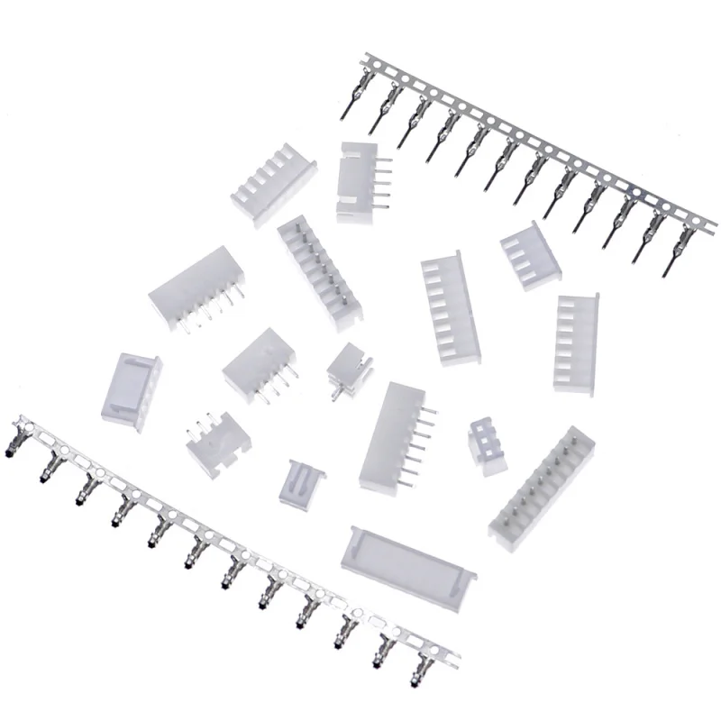 1220 Uds XH2.54mm 2 3 4 5 6 8 9 pines carcasa de puente terminales desnudos de engarzado con conectores macho hembra Kit surtido juego de mezcla - imagen 5