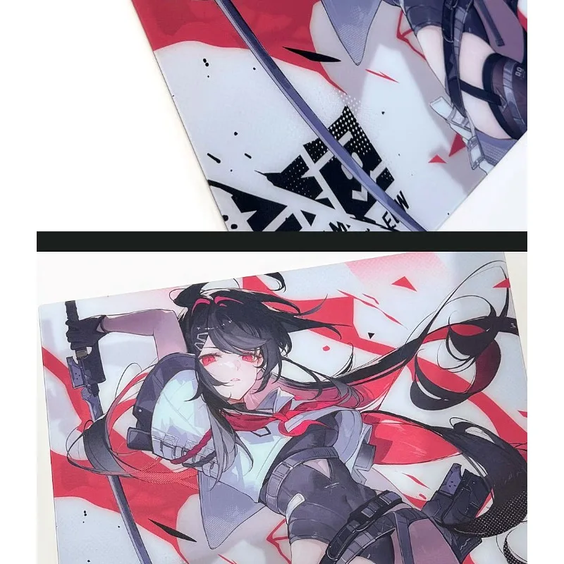 ZetsuMeow【REN2】alfombrilla de ratón de vidrio templado esmerilado FPS Anime patrón personalizado e-sports Gaming alfombrilla de ratón de oficina accesorios de jugador regalo - imagen 4