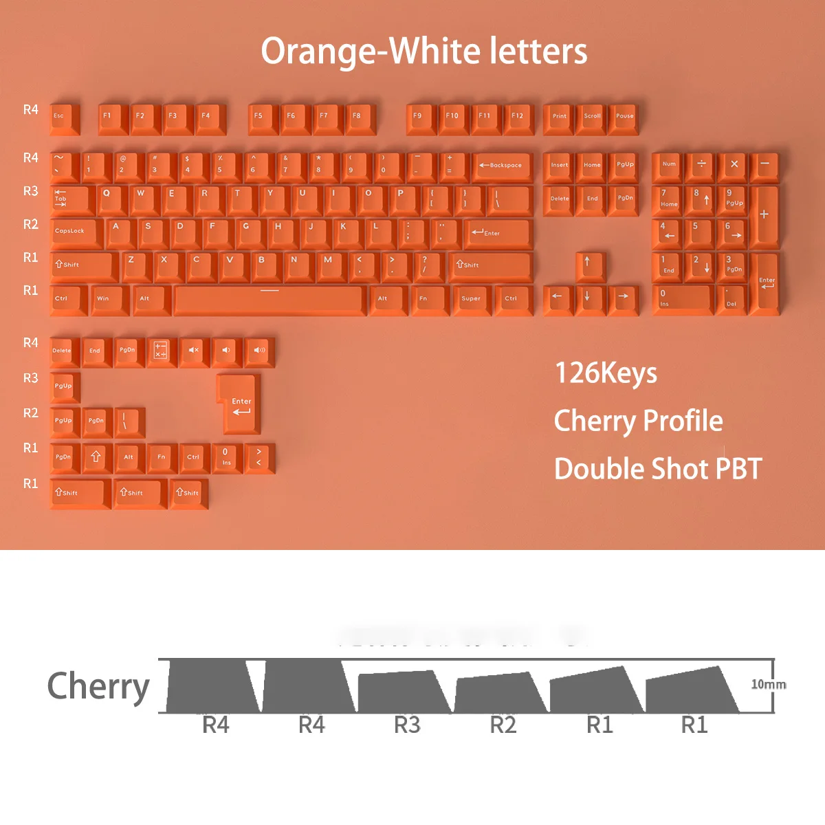 Orange-white letters