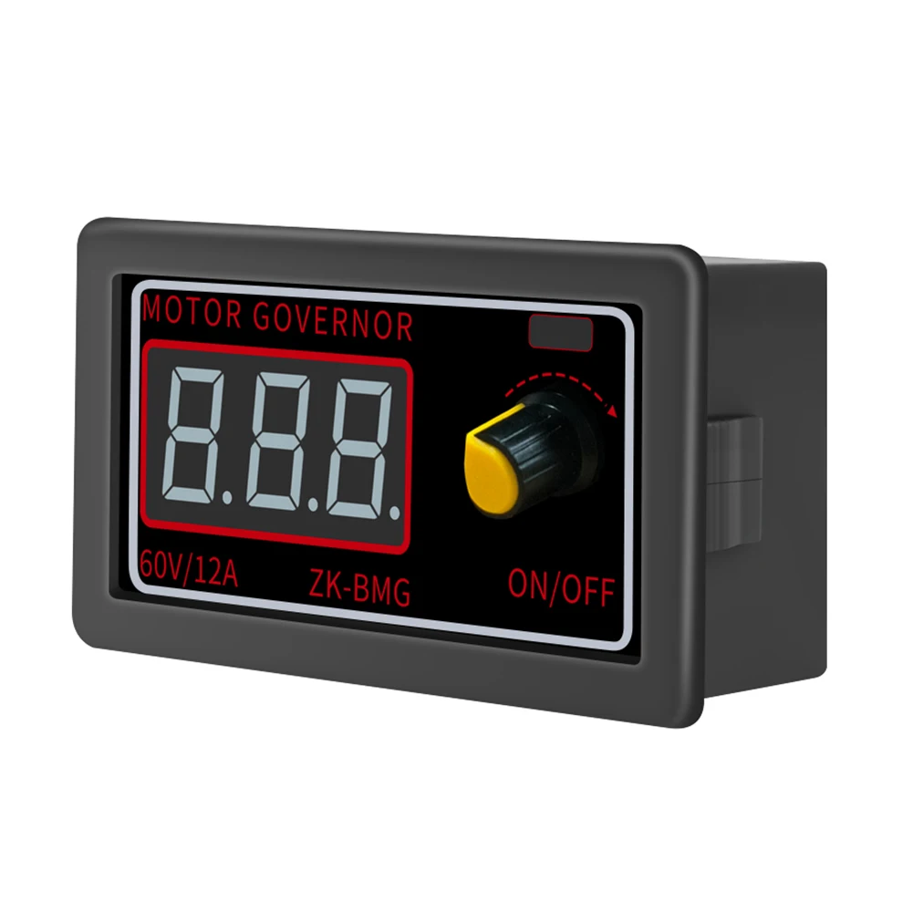 Interruptor de Control de velocidad del ventilador PWM DC 9-60V 12A 500W controlador de velocidad de atenuación del Motor 5V 12V 24V ciclo de trabajo de frecuencia ajustable Digital - imagen 2