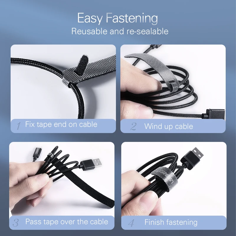 UGREEN Organizador Enrollador Cables USB para Dispositivos - imagen 4