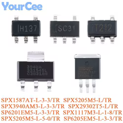 10 Uds SPX5205M5-L-5-0/TR SOT-23-5 SPX5205M5 SPX5205 regulador lineal de baja caída LDO IC Chip SPX5205M5-L-3-3/TR SPX5205M5-L/TR