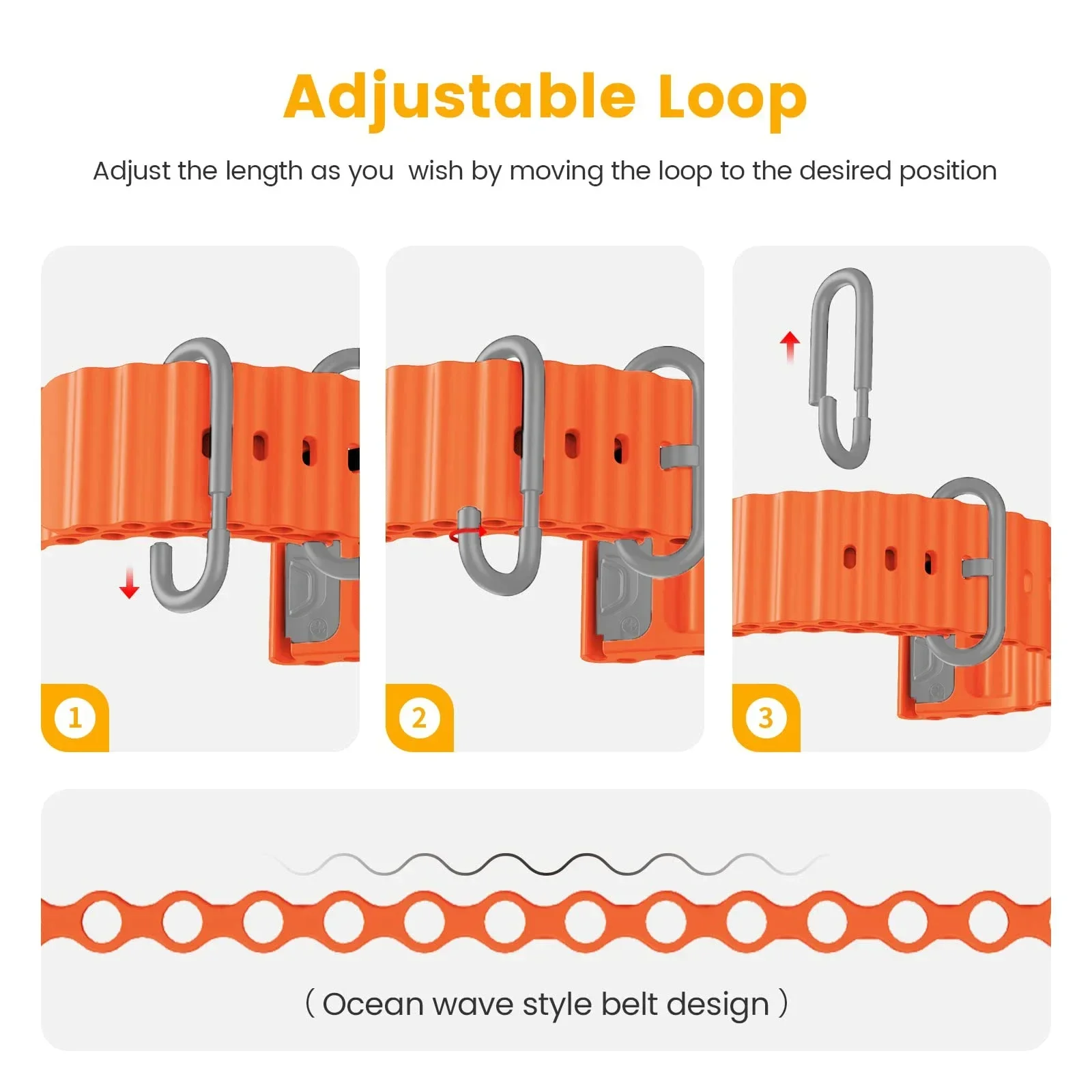 Correa de reloj oceánico de 20mm y 22mm para Garmin venu 2 Forerunner 245/255/645, Correa para reloj inteligente Venu2/SQ, pulsera Vivoactive 5/4/3 - imagen 2