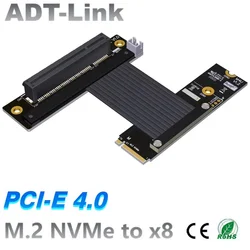Cable Riser M.2 NVMe a PCI Express 4.0 x8 – Adt-link