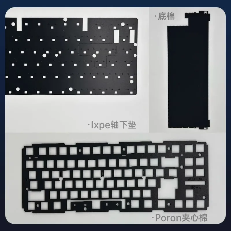 Paquete de sonido de teclado con interruptor magnético, Kit personalizado para teclado Wooting80HE PORON/almohadilla sándwich/almohadilla Base/almohadilla de rodamiento de eje IXPE - imagen 5