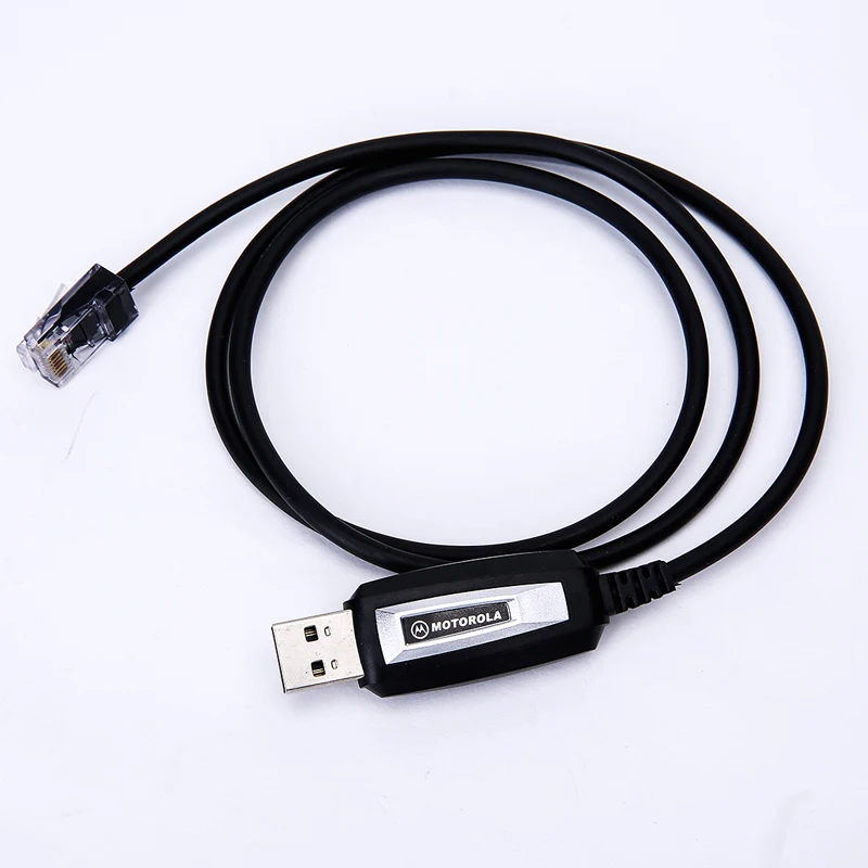 Para Motorola Cable de programación USB Original con controlador CD para Walkie Talkie Cable de datos de Radio Digital