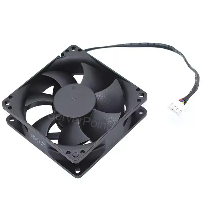 EFC-08E12W-ventilador de refrigeración, dispositivo de medición de velocidad controlada por temperatura, PWM, 4 cables, 12V, 0.70A, 8cm, 8025, original, nuevo - imagen 4