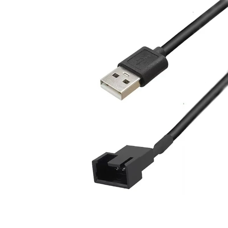 Cable Adaptador de Ventilador de Computadora de 5V, Interfaz USB a Interfaz de 3 Pines, Cable de Alimentación para Ventilador de Chasis, Cable para Ventilador de CPU - imagen 3
