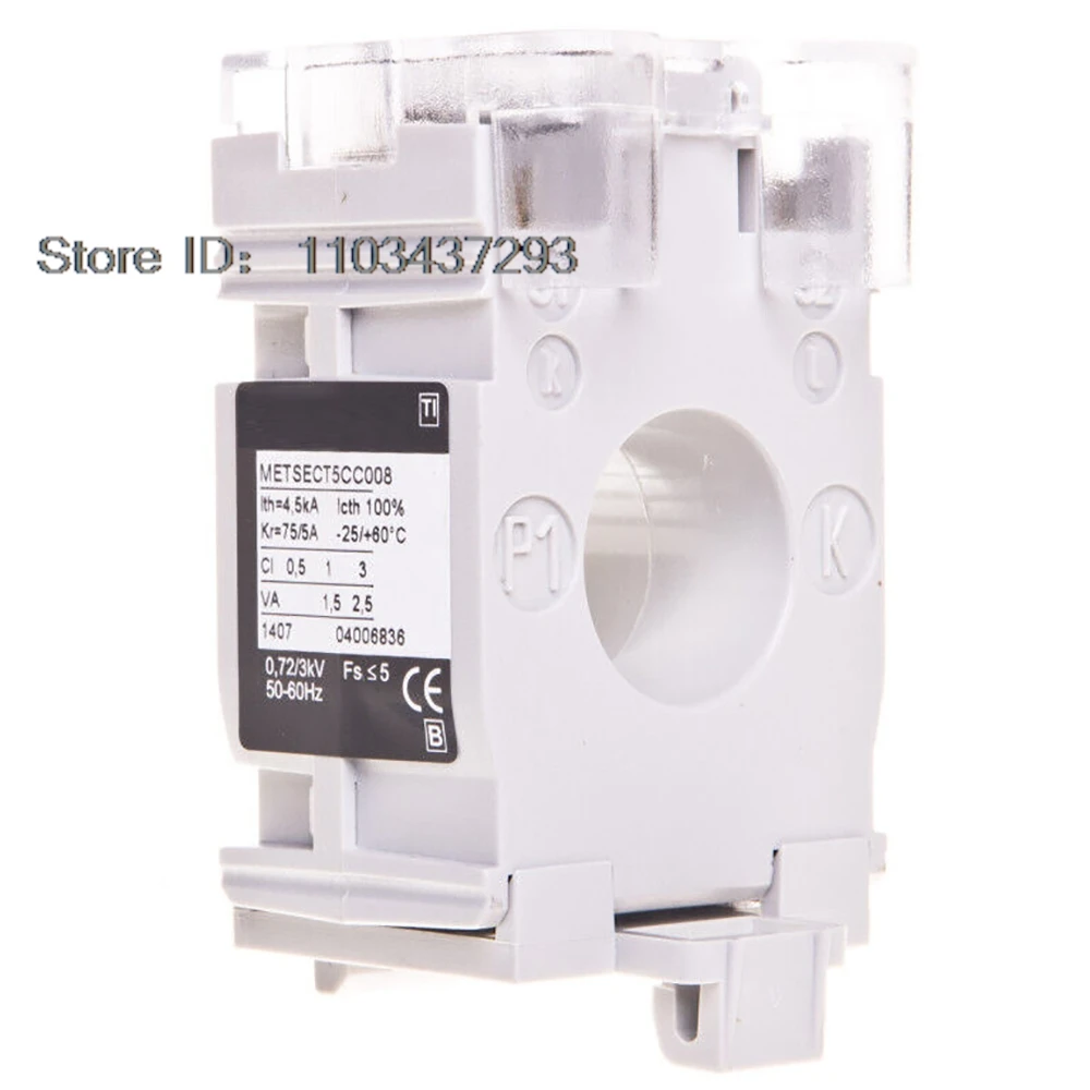 Transformador de corriente 75/5A calor húmedo para Schneider METSECT5CC008 - imagen 3