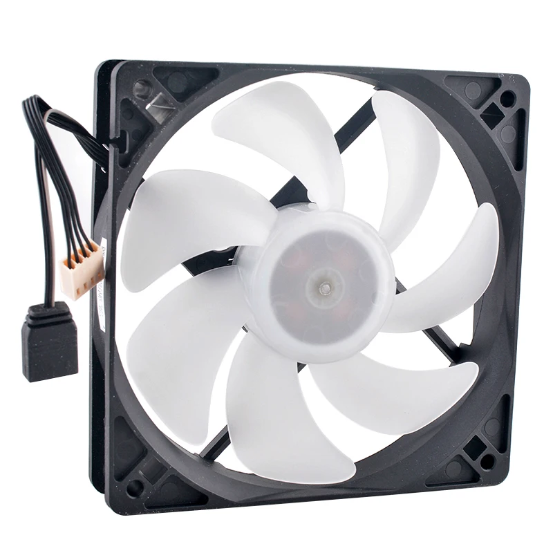 PLA12025S12HH-LV 12cm 120mm ventilador 120x120x25mm DC12V 0.50A 4pin ARGB ventilador de refrigeración para la máquina 16ultra refrigerada por agua - imagen 2
