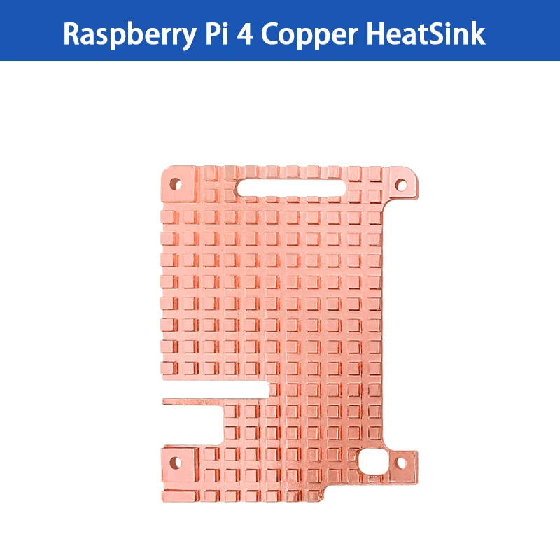 Raspberry Pi 4 disipador de calor de cobre placa de caja de cobre de enfriamiento pasivo 4mm para Raspberry Pi 4B