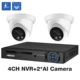 4CH NVR 2 AI Camera