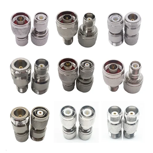 Convertidor de prueba de adaptador de conector de RF tipo N macho y hembra a TNC/RP TNC hembra y macho