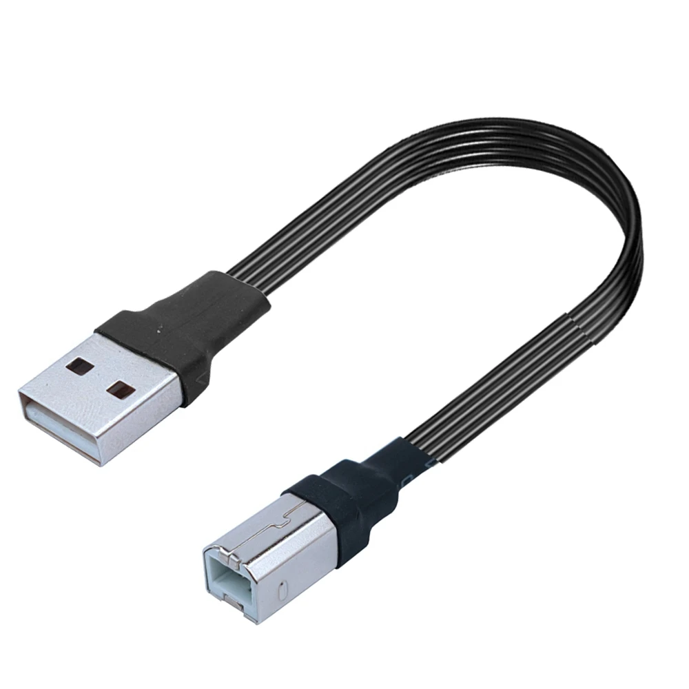 Escáner de impresora de ángulo, cable de ángulo BM de 2,0 CM, 5cm-3M, USB 100 A macho arriba, abajo, derecha e izquierda A USB B macho tipo B BM, Cable de 90 grados - imagen 5