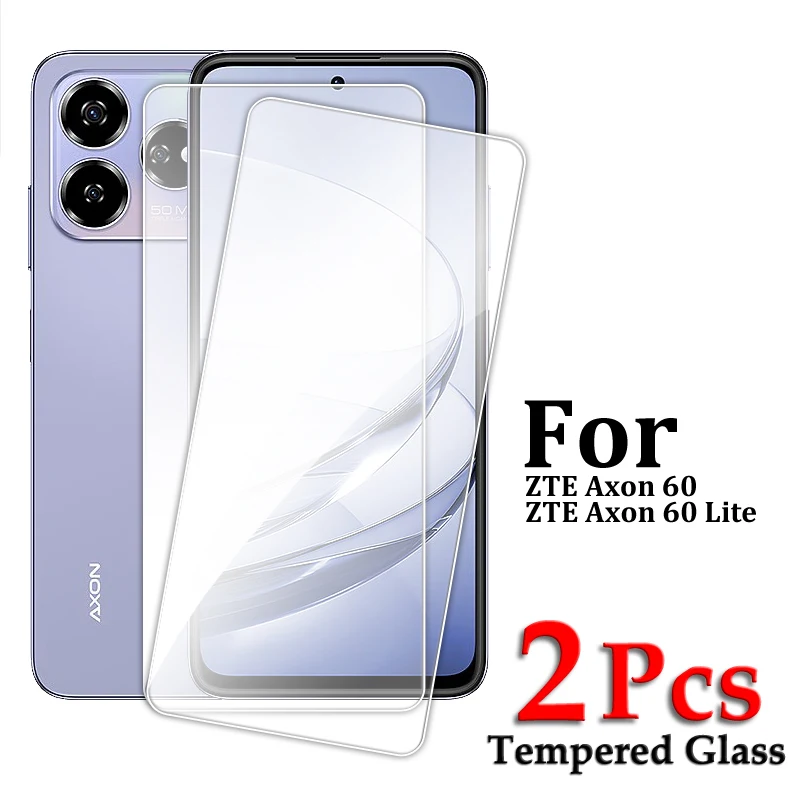 Protector de pantalla de cristal templado para móvil, cristal transparente HD con pegamento completo para ZTE Axon 60 Lite, 4/3/2 piezas - imagen 4