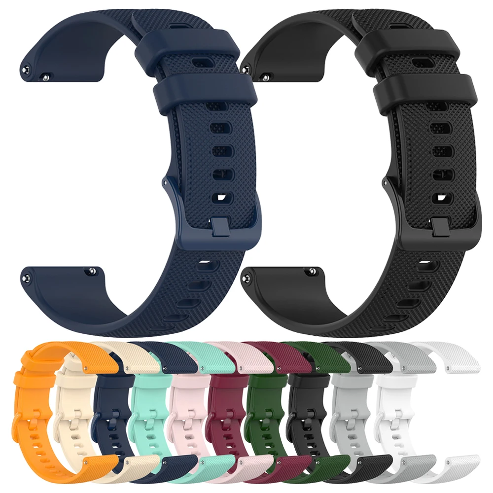 Correa de silicona para Garmin Venu 3 Band Forerunner 265 255 245 Music Vivoactive 4 bandas Garmin Venu Sq 2 Plus pulsera 20mm 22mm