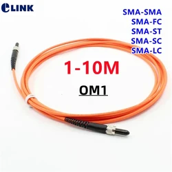 FTTHELINK Cable Fibra Óptica Multimodo Conectores SMA FC ST SC LC