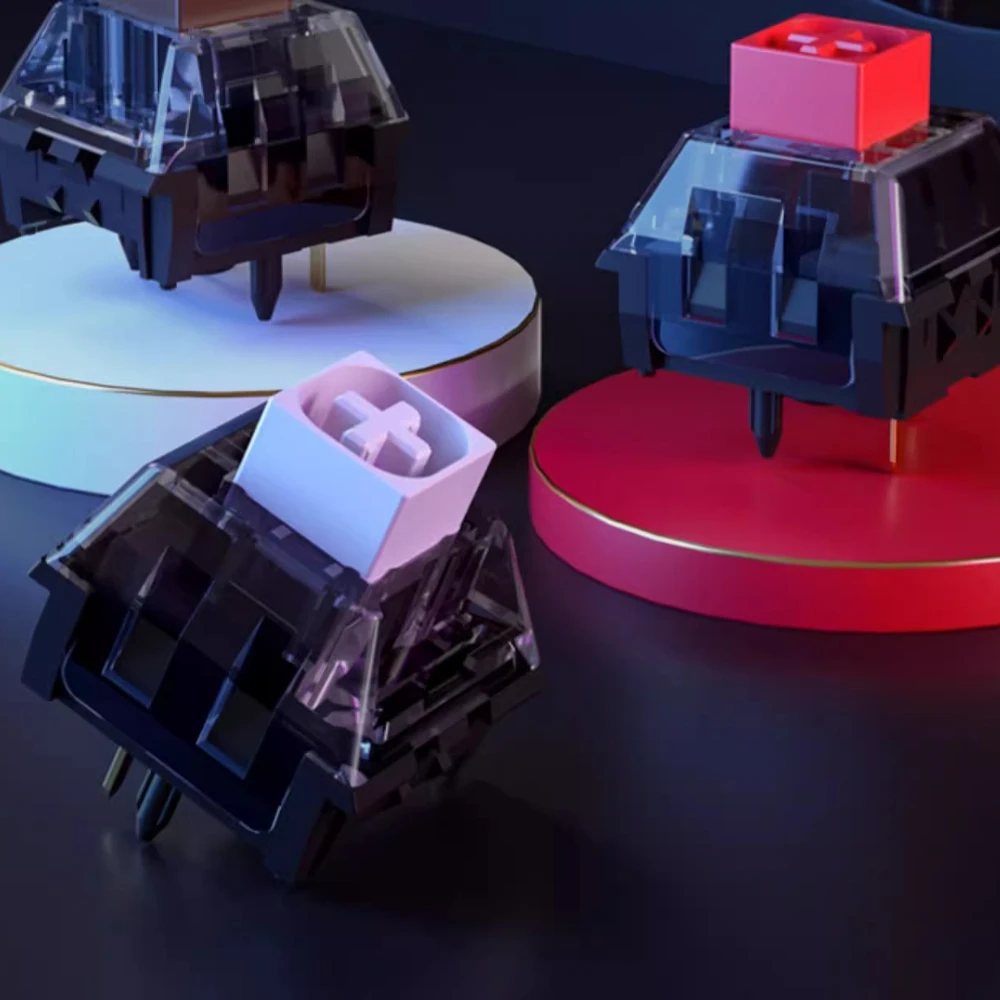 10/30/70/87/108 Uds V2 blanco/rojo/eje de té juego de deportes teclado mecánico con enchufe caliente cuerpo de eje de párrafo lineal de cinco patas - imagen 5