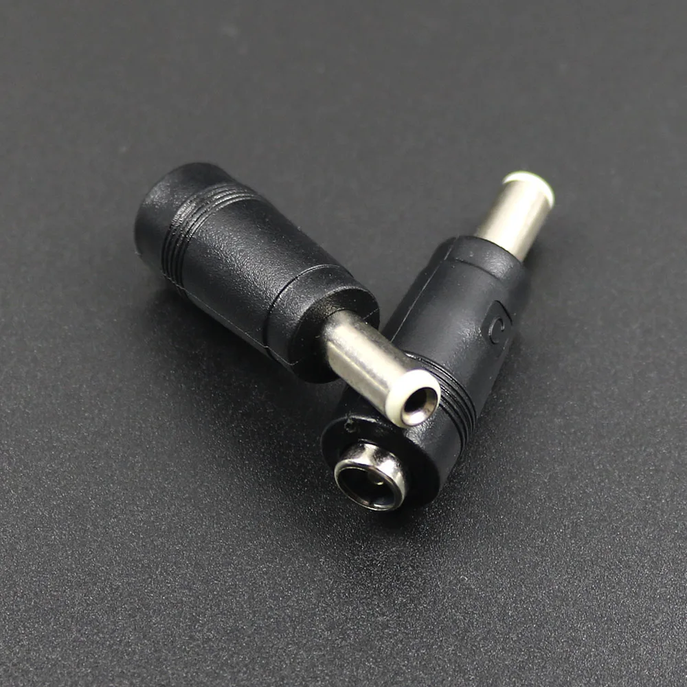DC5.5 X 2,1 mm hembra a 5,5 X 2,5 mm macho adaptador de conector de alimentación CC portátil 5,5*2,1 hembra a macho 5,5*2,5 - imagen 2