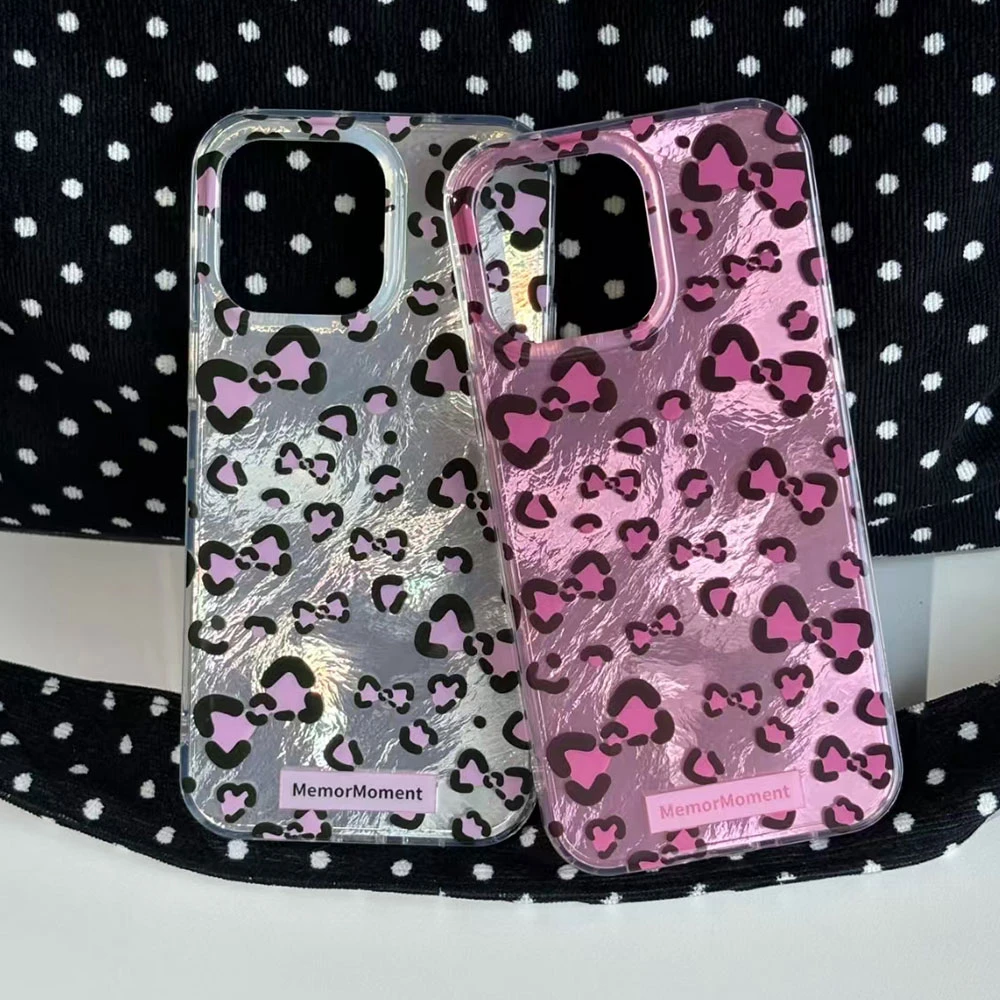 Funda de teléfono con textura de glaciar de leopardo rosa Retro para Samsung Galaxy A55 A56 A36 A26 A16 A53 A06 A14 A24 A34 A54 A15 A25 A35 - imagen 5
