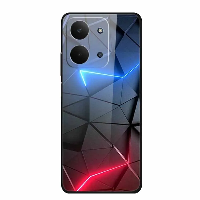 6,9 "para Redmi 15C 4G Funda de vidrio suave parachoques duro templado Funda trasera de vidrio para Redmi 15C 2025 Funda de teléfono 15 C Funda Shells - imagen 3