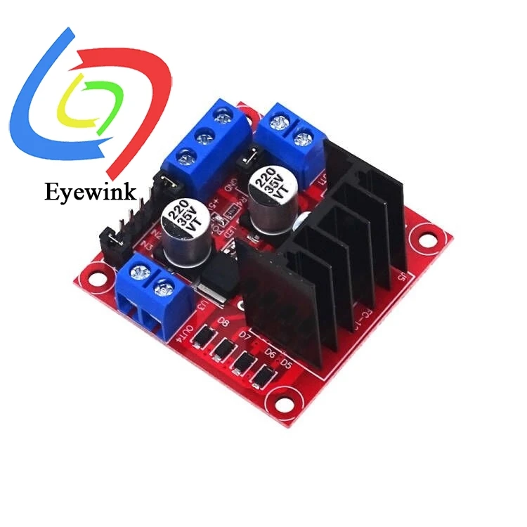 Módulo dual del puente de H de la placa controladora del conductor del motor paso a paso L298N para el coche elegante - imagen 2