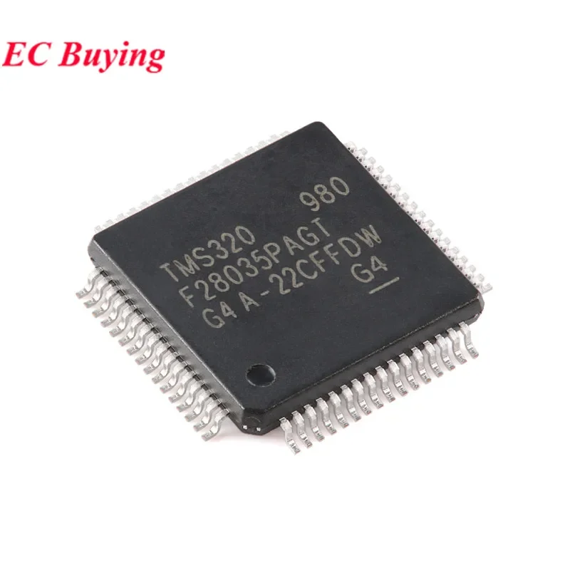 TMS320 TMS320F28 TMS320F2803 TMS320F28035 TMS320F28035PAGT TQFP-64 C2000 microcontrolador de 32 bits MCU Chip IC nuevo Original - imagen 2